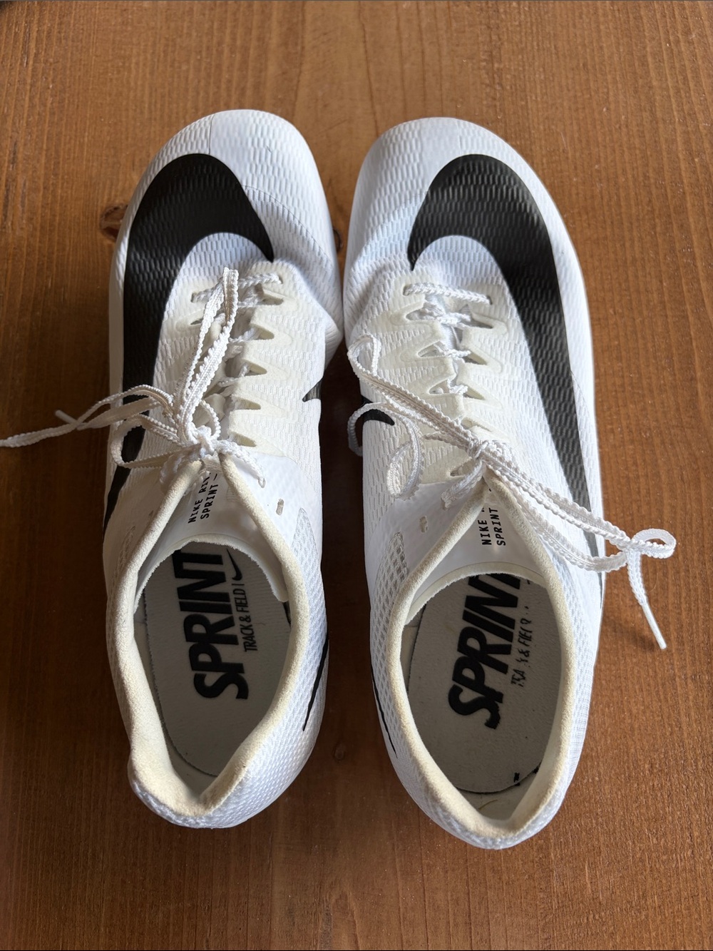 Nike Sprint Men’s White/Black Track Spikes
